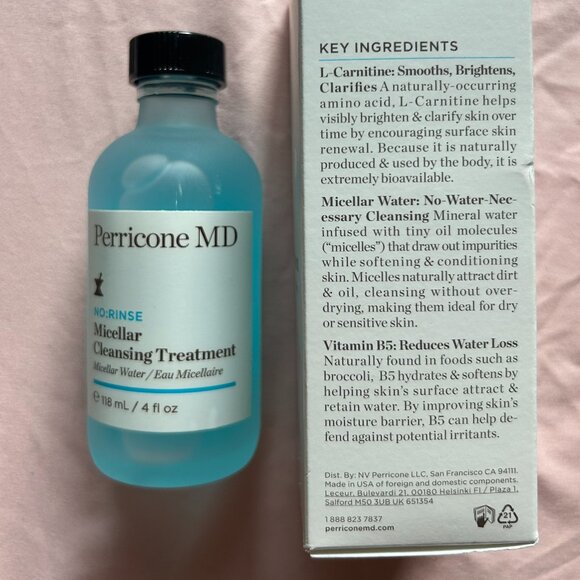 New! Perricone MD No:Rinse Micellar Cleansing Treatment - Picture 3 of 5